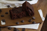 Dark Chocolate Peanut Butter Brownies The Roasted Root on We Heart It.