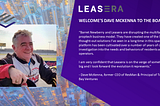 Dave McKenna, Former CEO of ResMan, Joins Leasera Board