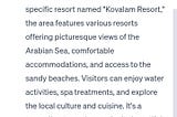 | Kovalam Beach Resorts