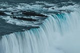 Photo of a waterfall
