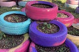 Of All things, why a tire garden?