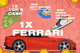 Get a Bear, win a Ferrari — Fancy lottery is here!