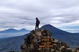 Difficult Journey at Mt.Sindoro