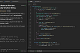 Leetcode 2434 : Using a Robot to Print the Lexicographically Smallest String