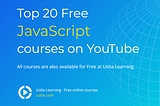 20 best courses to learn JavaScript on YouTube