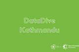 Data Dive Kathmandu: Getting back to the community