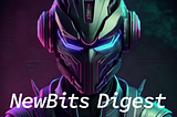 Futuristic robot in a cosmic digital landscape with the NewBits.ai logo and “NewBits Digest” text, featured in the Top Stories from NewBits Digest Medium article — symbolizing the evolution of artificial intelligence, emerging technologies, and the identity of NewBits as a guide to the AI frontier.