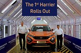 First Tata Harrier rolls out of production line, exterior revealed