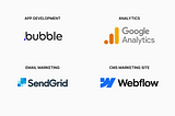 4 no-code tools used