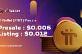 Picoin : PiWallet ($PIWT) Presale: Your Early Access to the Future of Web3 Finance!