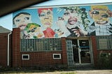 Mural in a drug infested neighborhood.