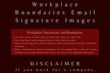Digital Product Launch: WITHOUT SAYING “I’M AUTISTIC” — Workplace Boundaries Email Signature Images