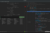 How does debugging with VIM and gdb?