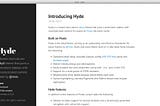 How to make a blog using Hyde (Jekyll) and host it on Github Pages