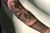Geometric Sleeve Tattoo Ideas