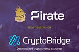 Pirate è adesso quotato su CryptoBridge oltre che a DigitalPrice