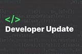Numio Developer Update — November 30th