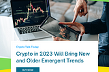 Crypto in 2023 will bring new and older Emergent Trends