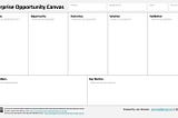 Introducing the Enterprise Opportunity Canvas