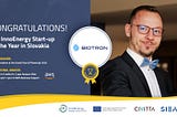 Development Update May 2020: Biotron wins EIT InnoEnergy Start-up of the Year in Slovakia