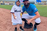 Six-Year-Old Cancer Warrior Throws First Pitch at Marlins Spring Training Game