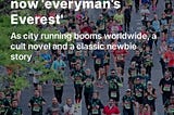 The marathon is now ‘everyman’s Everest’