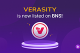 VRA is now listed on BNS!