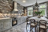 Creative Accent Wall Ideas for Your Kitchen Using Stone Veneer
