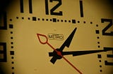 Picture of an analog clock.