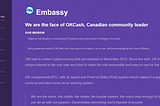 First Okcash Embassy — Canada sparks the crypto revolution