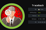 HackTheBox Writeup — Traceback