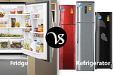 What is the difference between a fridge and a refrigerator?