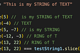 Strings in JavaScript