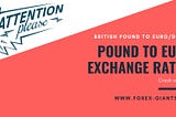 Pound to Euro Exchange rate currency converter