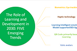 Current Learning and Development: FIVE Emerging Trends