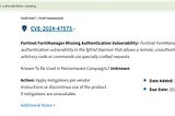 CVE-2024–45575 Vulnerabilidad de autenticación en FortiManager