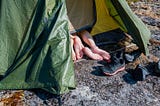 Up My Butt in the Tent