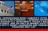 U.S. Congressman Doug Lamborn Sends Letter to Croatia’s Prime Minister Plenkovic | Official Letter…