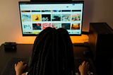 A picture of me (Don Precious) at my workstation. With my monitor on, scouring the internet for inspiration.