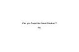UTA: Can you Tweet like Naval Ravikant?