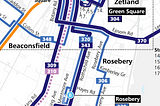 Rosebery Bus Service Changes