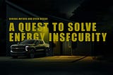 General Motor and Speck Design’s Quest to Address Energy Insecurity