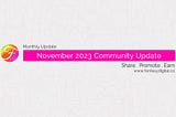 November 2023 Community Update