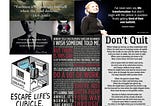 A collage with different pieces added focusing on the discipline of a person and why discipline is the importance to achieving anything great.