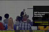 SAP Successfactors Recruiting and onboarding