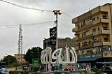 This area is known as Gulshan e Hadeed and it is far more distant from our main areas of Karachi…