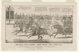 Political race course — Union Track — fall races 1836
 Drawn by Edward Williams Clay?
 figurative portrayal — clearly sympathetic to the Whig party — of the 1836 presidential election contest as a horse race between four candidates.