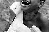 Happiness comes from suffering.