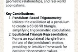 My innovative concepts to learn Trigonometry at an ease