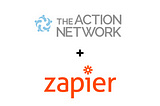 The Action Network logo plus the Zapier logo
